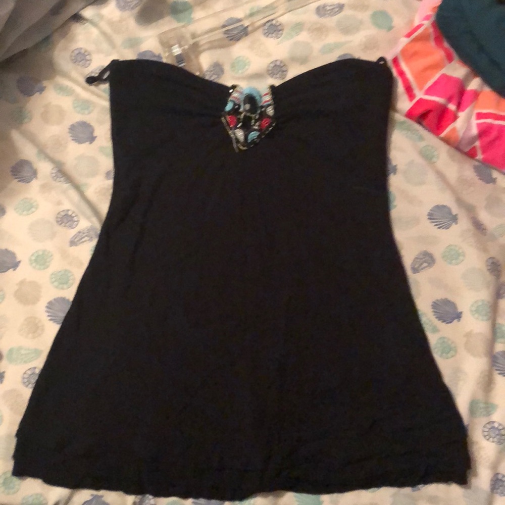 Strapless top